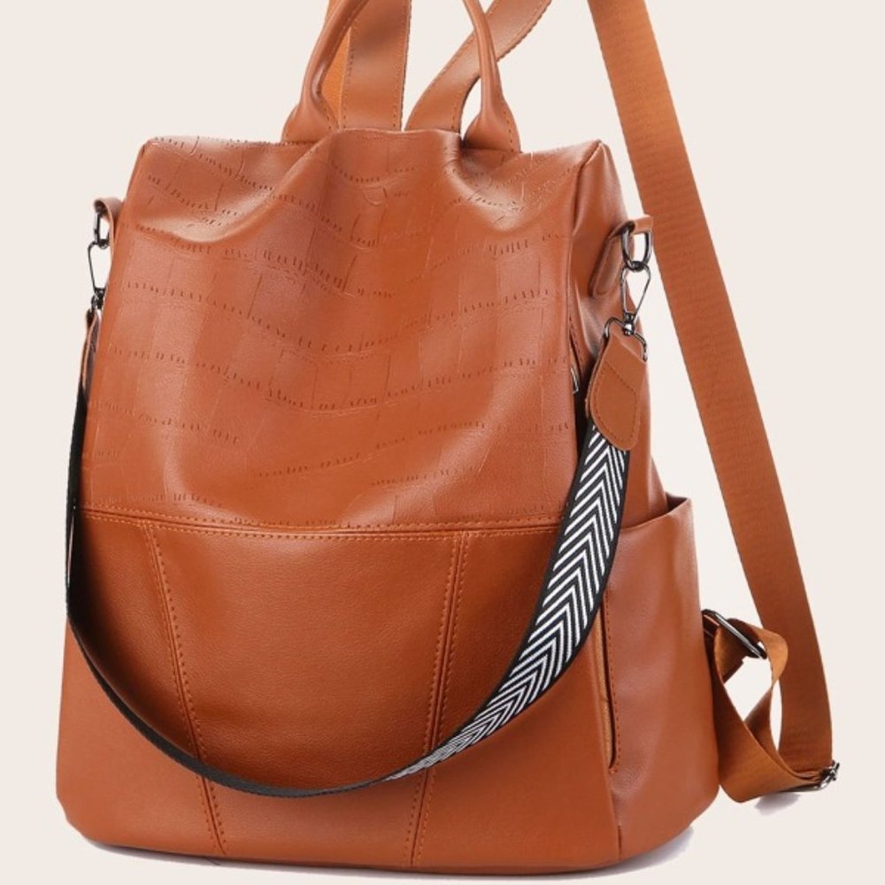Carmel Classic Minimalist Animal Print Backpack - Picture 2 of 9